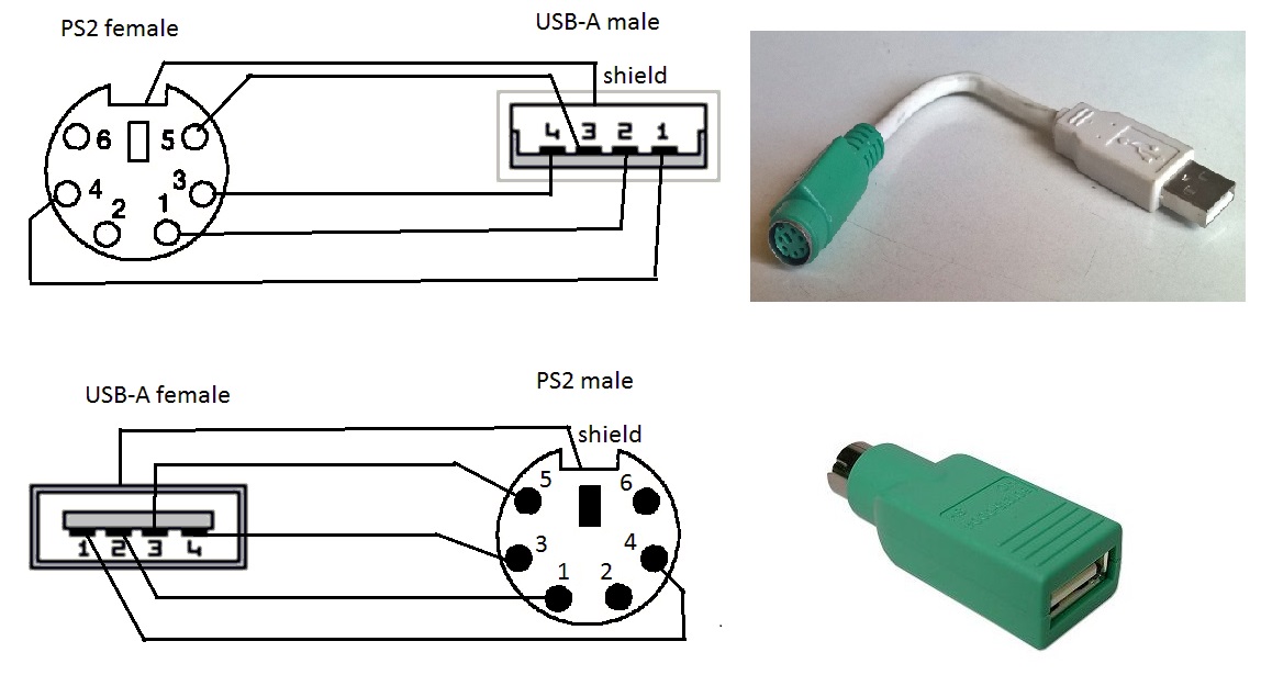 Схема подключения клавиатуры к usb